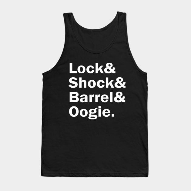 Funny Names x Nightmare Before Christmas (Lock, Shock, Barrel, Oogie) Tank Top by muckychris